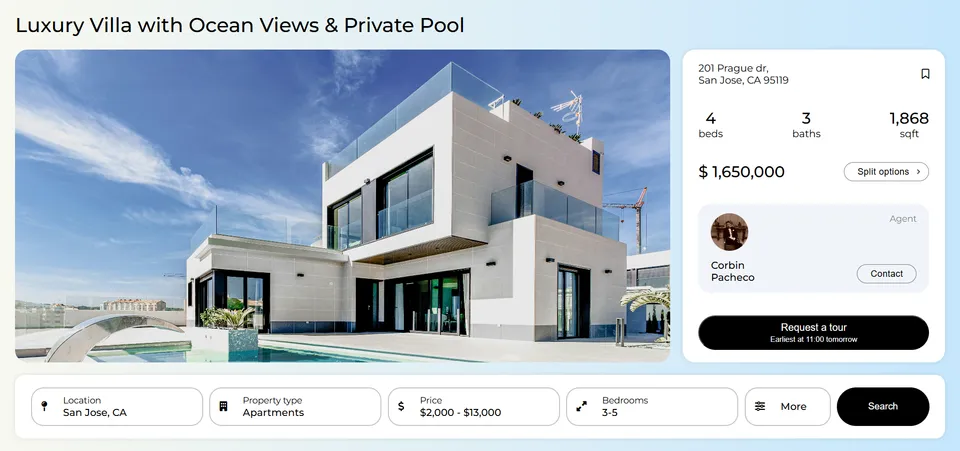 Luxury Villa Property Page